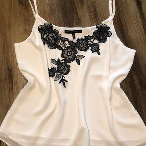 White House Black Market Embroidered Camisole